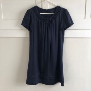 Navy blue dress, lined, from Banana Republic